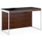 BDI Sequel 20 6103 Chocolate Walnut/Satin Nickel Compact Desk