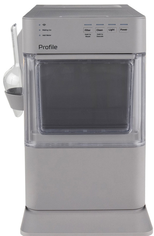 GE Profile Opal Mini Nugget Ice Maker in Stone Gray - P4NM20BZLG