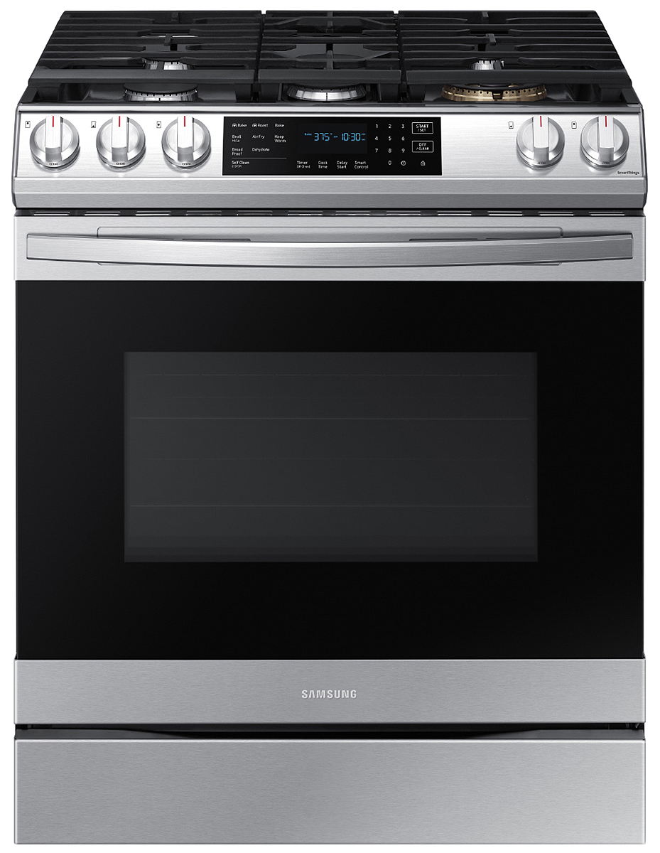 Samsung 6.0 Cu. Ft. SlideIn Gas Range NX60T8511SS Abt