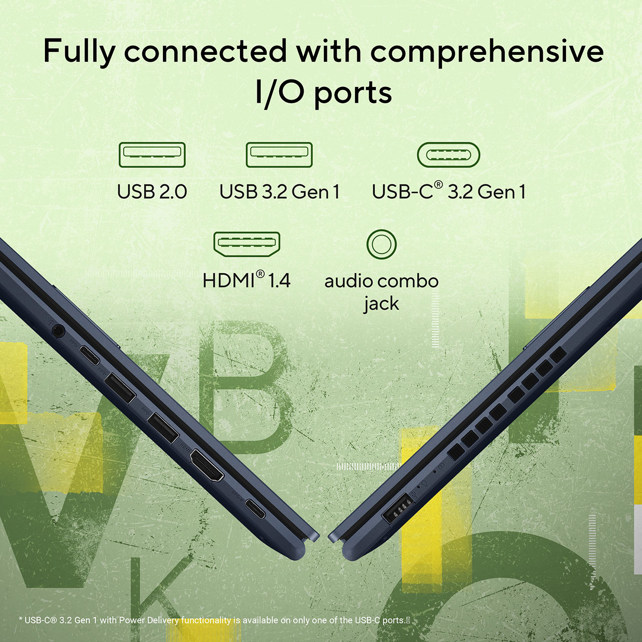 Infographic View of ASUS Laptop Ports
