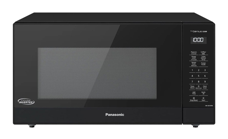 Panasonic Microwave with Cyclonic Inverter 1.6 Cu. Ft. in Black - NN-SN74PB