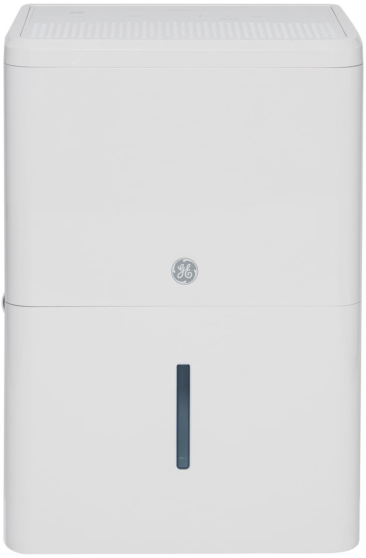 Main Front view of GE Dehumidifier in White