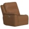 Flexsteel Sawyer LAF Power Recliner with Power Headrest and Lumbar in Harvest Leather