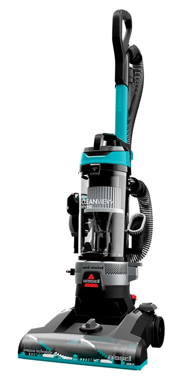 Front Angled view of Upright Vacuum