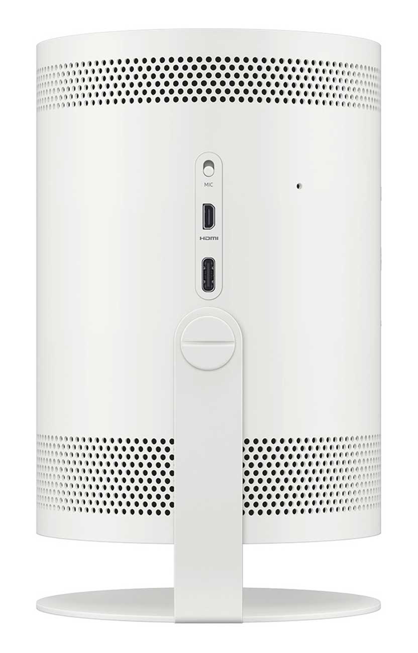 Side view of The Freestyle Projector (Vertical)