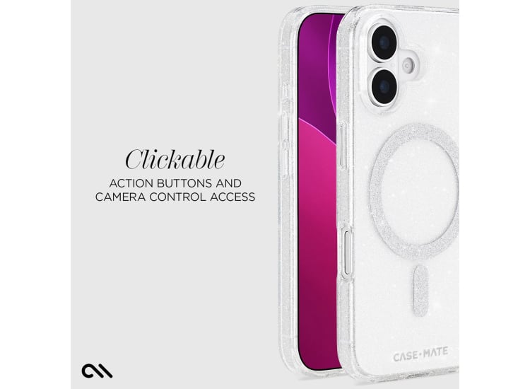 Case-Mate iPhone 17 Twinkle Silver MagSafe Phone Case - CM057384 Case-Mate iPhone 17 Twinkle Silver MagSafe Phone Case - CM057384