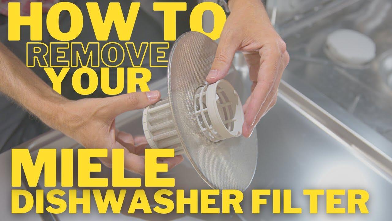 Watch How To Remove Your Miele Dishwasher Filter For Cleaning - G7156SCVISF