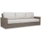 Sunset West Coronado Sofa in Driftwood | Canvas Flax Sunbrella