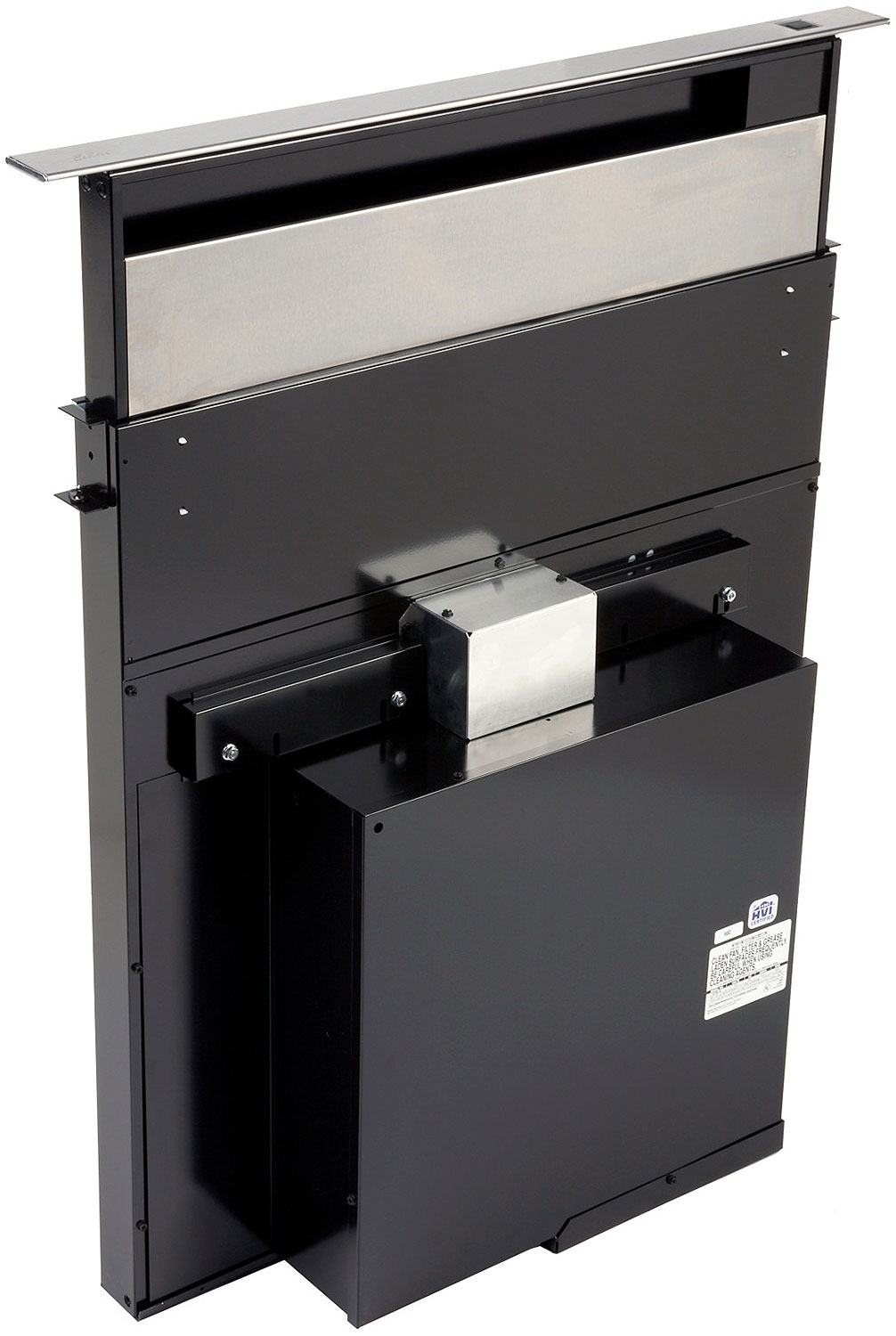 Angled front view of Broan 36" Eclipse Series Stainless Steel Downdraft
