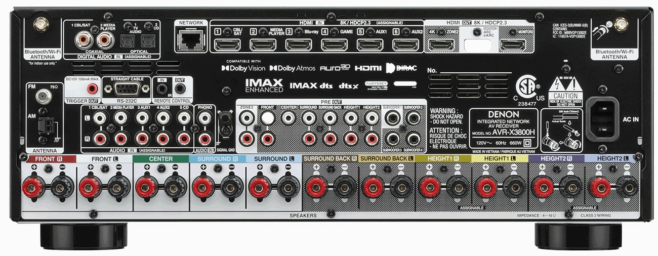 Denon - AVR-X3800H - Audio Receivers