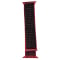 Abt Nylon Sport Loop Band for Apple Watch 42/44/45/46/49mm in Scarlet Black