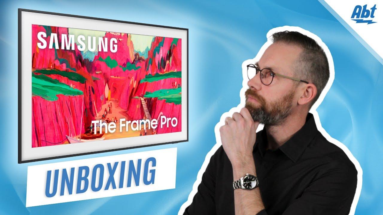 Watch Unboxing Samsung's The Frame Pro 4K TV