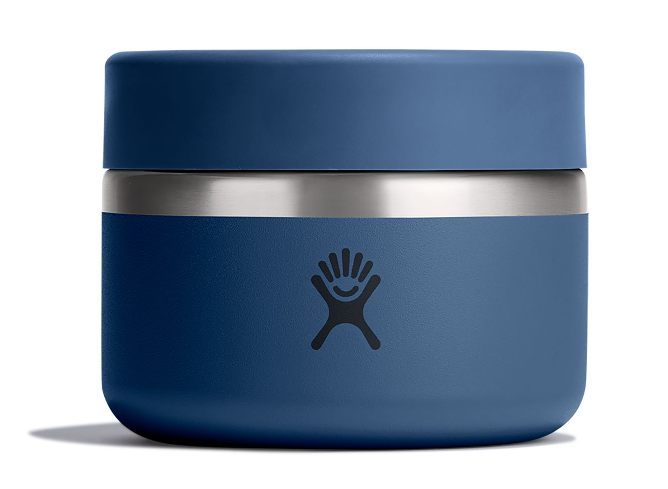 Front view of Hydro Flask Insulated Food Jar 12 Oz in Harbor Blue
