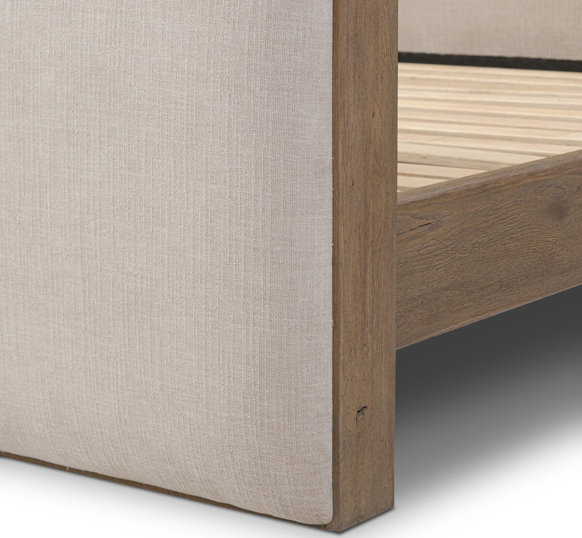 Alternate view of Four Hands Pierce Bed - Queen - in Holland Sand&amp;#xA0;Fabric - 249200-001