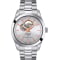 Tissot Gentleman Powermatic 80 Watch 40mm with Silver Open Heart Dial