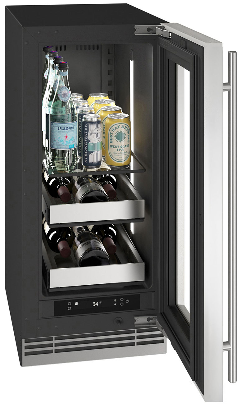 U-Line - URBV315-SG01A - Wine Refrigerators and Beverage Centers
