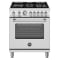 Bertazzoni Master Series 30 In. Liquid Propane Gas Range, 5 Burners in Stainless Steel