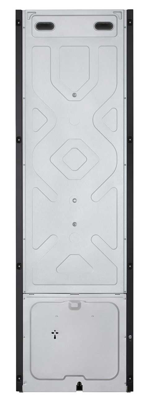 Rear view of LG Styler Smart Steam Closet