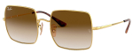 Ray-Ban 1971 Square Classic Gold Frame with Brown Gradient SQUARE 1971 CLASSIC Sunglasses in Rosegold and Clear  main image 2