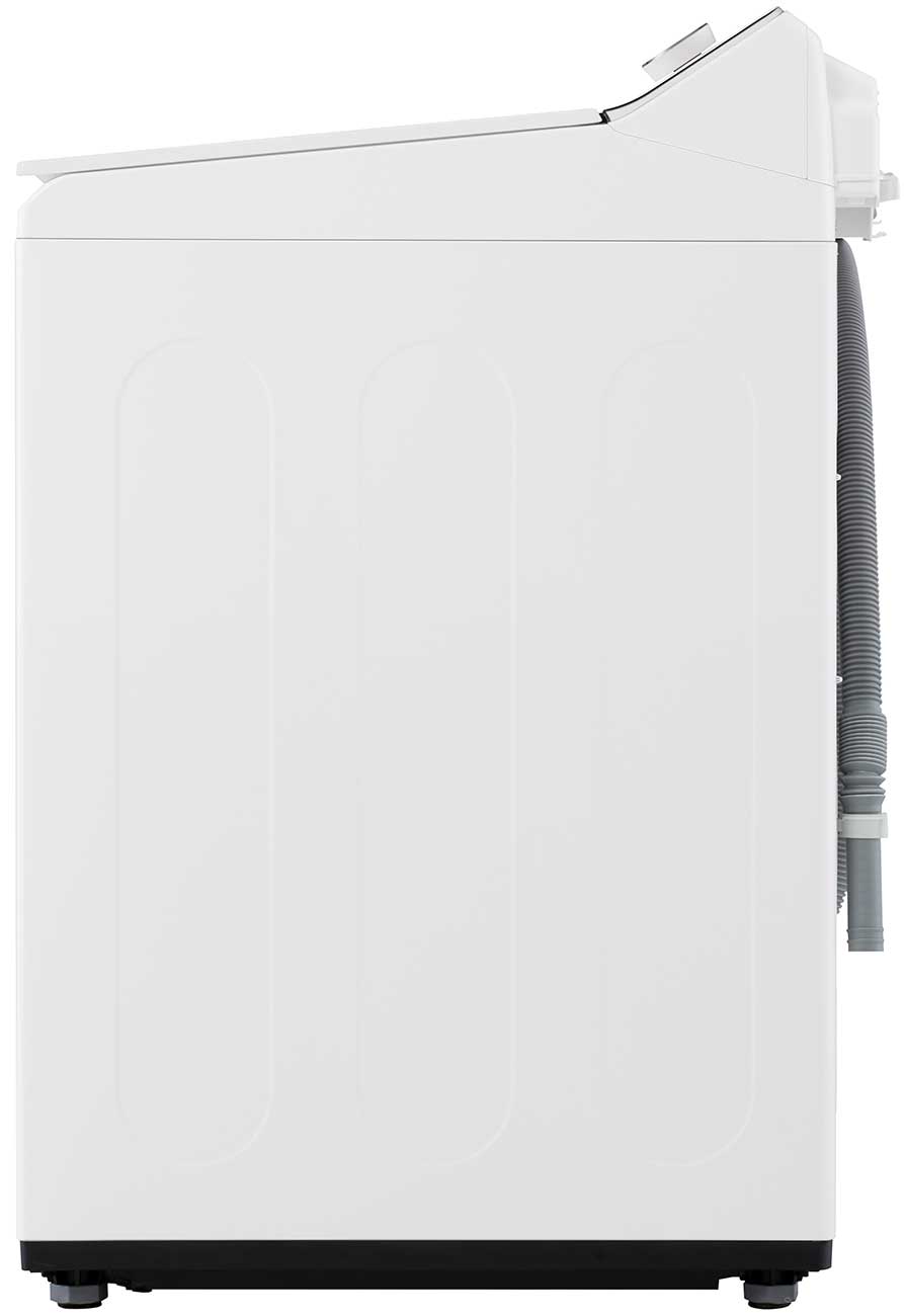 Side view of LG Top Load Washer