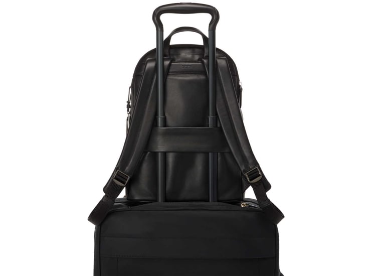 TUMI Voyageur Raina Black Leather Med Backpack | Abt TUMI Voyageur Raina Black Leather Med Backpack | Abt