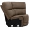 Flexsteel Carter Full Wedge in Cappuccino Fabric