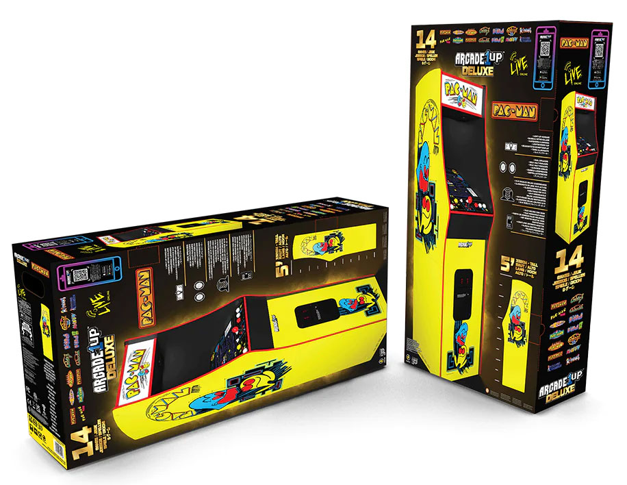 Packaging View of Arcade1Up Arcade Machine