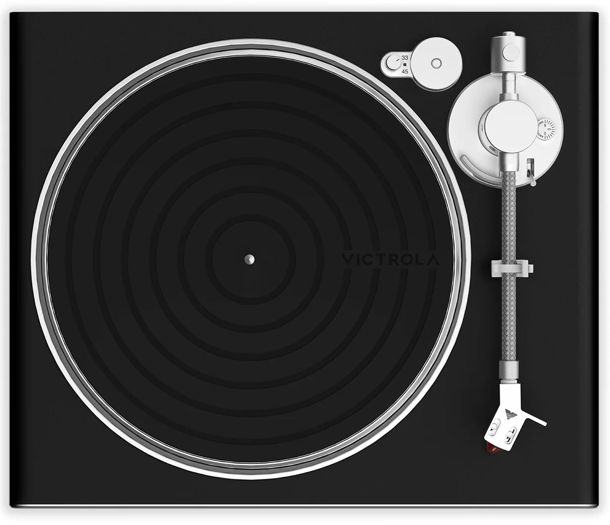 Top View of Victrola Turntable 