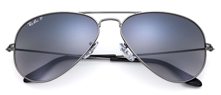 Ray-Ban Aviator Gradient Gunmetal Sunglasses RB30250047858