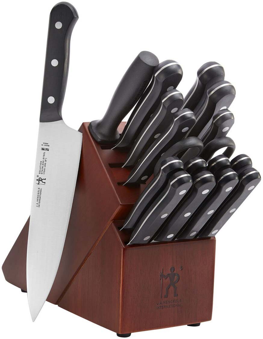 Angled image of Henckels Solution 18 Piece Knife Block Set