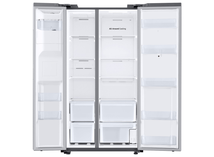Samsung 26.7 Cu. Ft. Side-By-Side Refrigerator 36-Inch Wide in Fingerprint Resistant Stainless Steel - RS27T5561SR/AA