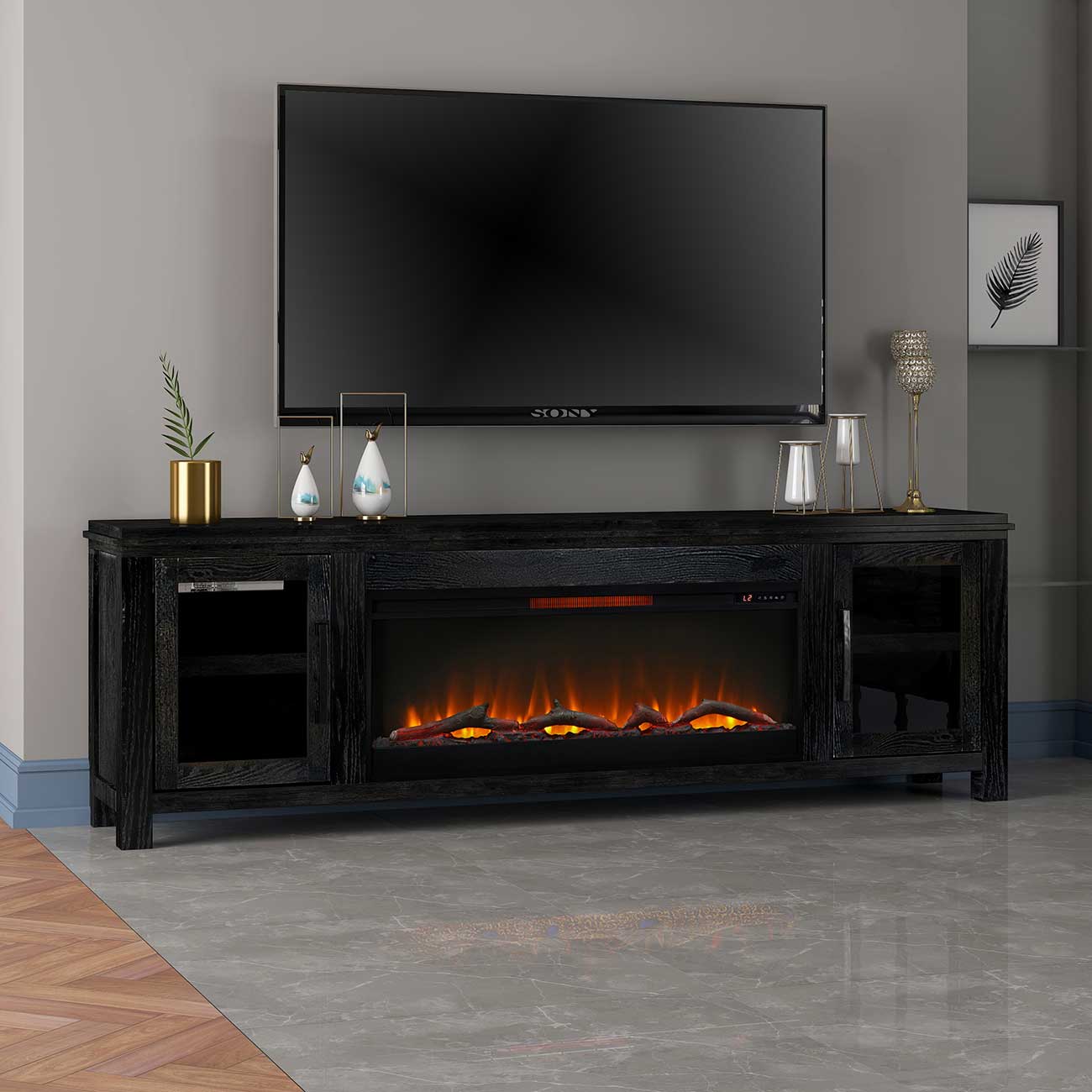 Legends Furniture - TY5401-CLV-FIRE - TV Stands & Entertainment Centers