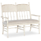 Hooker Furniture Americana Dining Bench in Daisy and Biscuit Fabric
