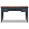 Legends Furniture Nantucket Blue Denim & Whiskey Writing Desk