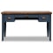 Legends Furniture Nantucket Blue Denim & Whiskey Writing Desk