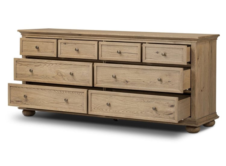 Four Hands Geoffrey Wide Dresser - Worn Oak Four Hands Geoffrey Wide Dresser - Worn Oak