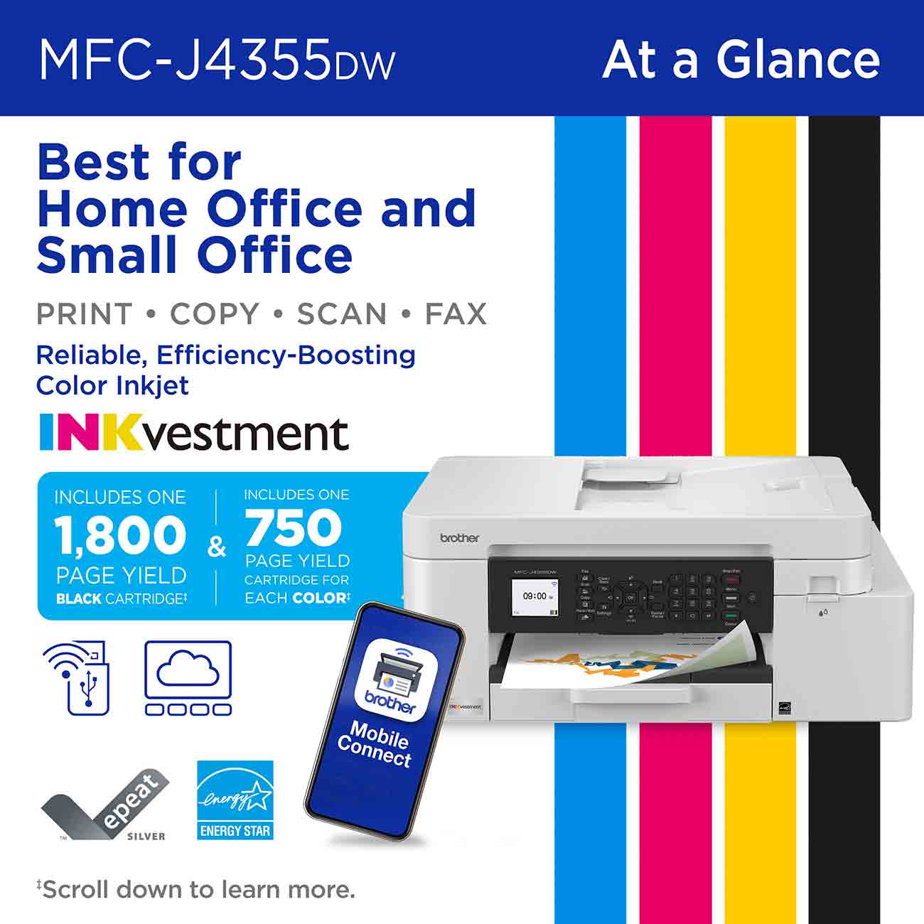 Brother - MFC-J4355DW - Printers & Scanners