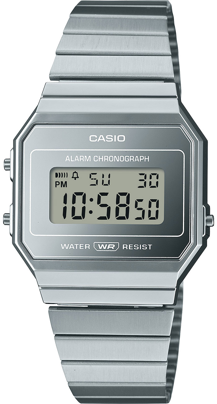 Front View of Casio Watch