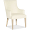 Hooker Furniture Casual Dining Westwood Upholstered Arm Chair in Polished Limestone | Tillson Cloud