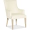 Hooker Furniture Casual Dining Westwood Upholstered Arm Chair in Polished Limestone | Tillson Cloud