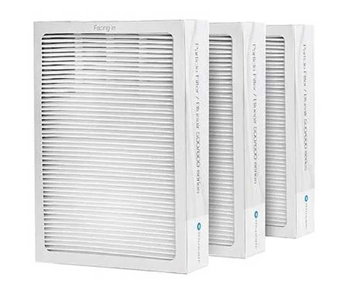 3 Filtri HEPA Di Ricambio Per Purificatori Blueair Serie 500/600 – Compatibili Con 501, 503, 505, 510, 550E, 555EB, 580i, 601, 605, 680