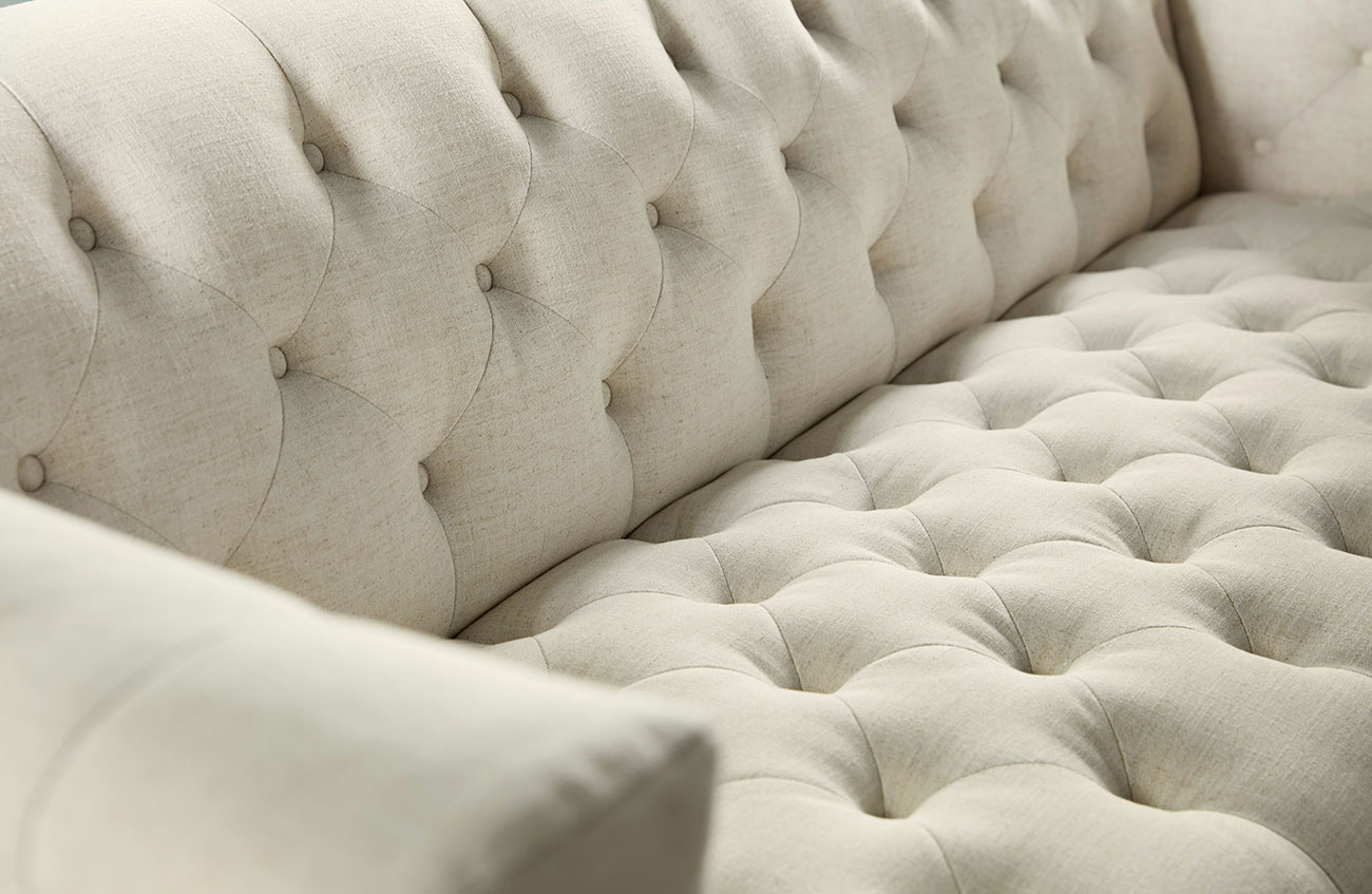 Close up detail view of Hooker Furniture Sofa