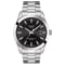 Tissot Gentleman Powermatic 80 Silicium Black Dial Stainless Steel Bracelet Watch, 40mm