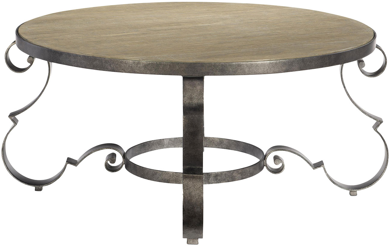 Bernhardt Villa Toscana Cocktail Table in Textured Carbone | Criollo