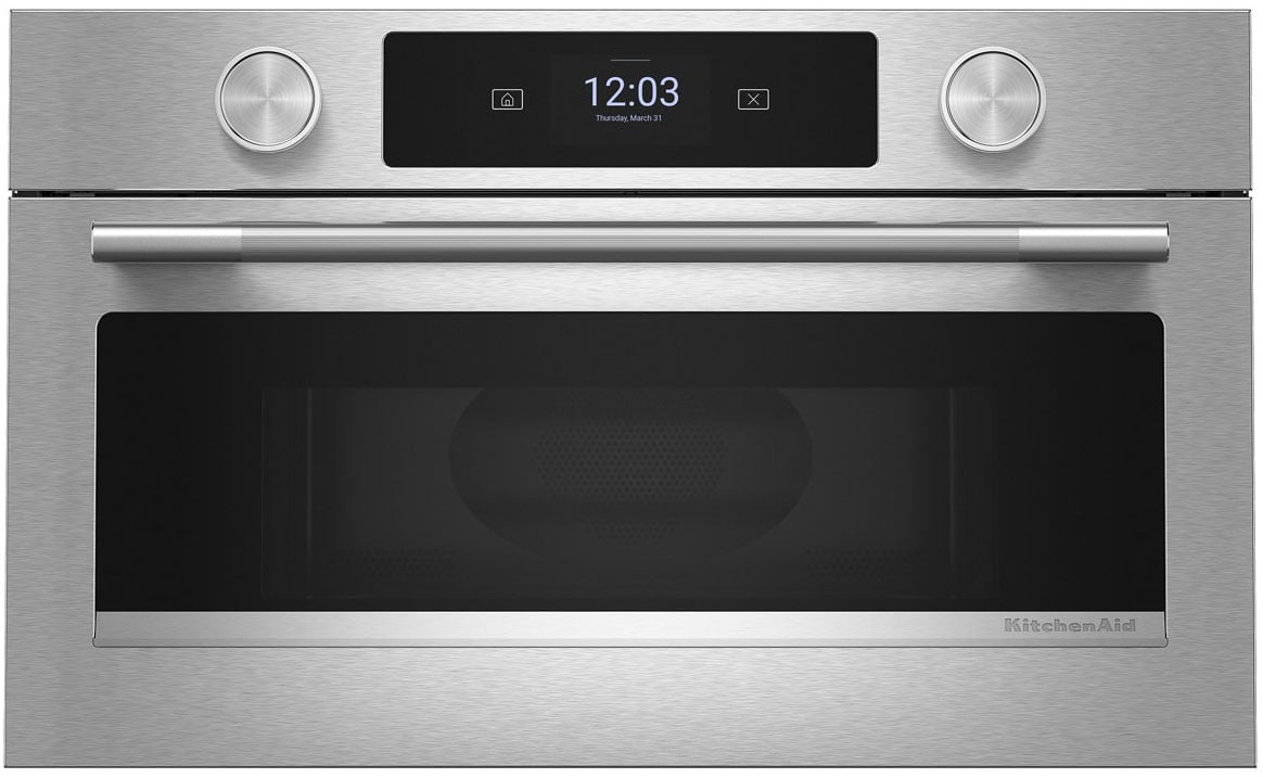 Main Front view of KitchenAid Microwave Oven in Stainless
