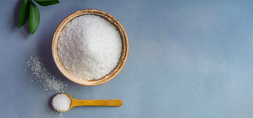 Salt in bowl