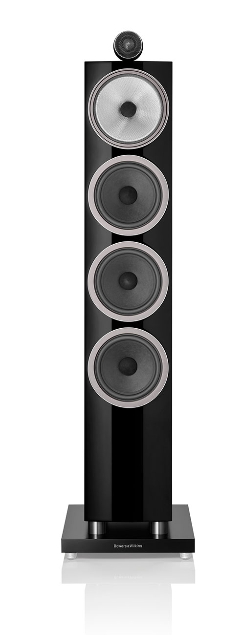 Bowers & Wilkins 700 Series 702 S3 Gloss Black 3-Way Floorstanding Speaker (Each)