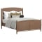 Flexsteel Verona Panel Bed - Queen - in Medium Brown Oak