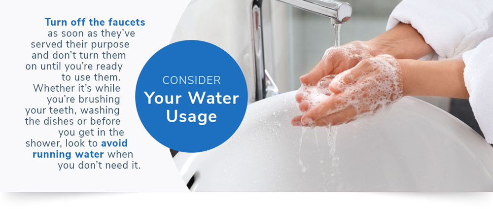 Consider Your Water Usage Graphic