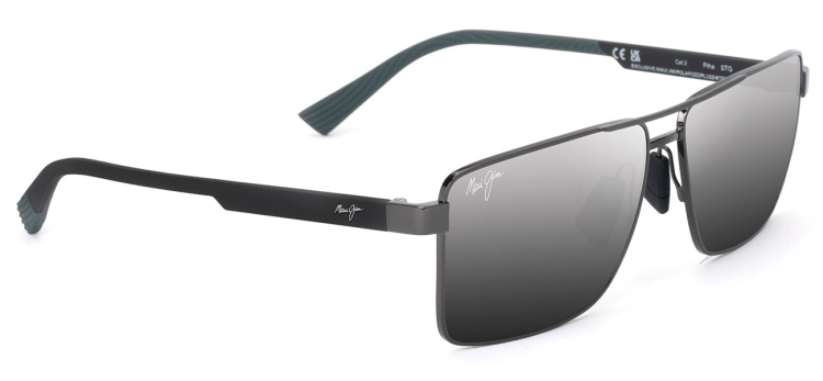 Maui Jim Piha Polarized Sunglasses 60mm Gunmetal|Mirror  display picture 2